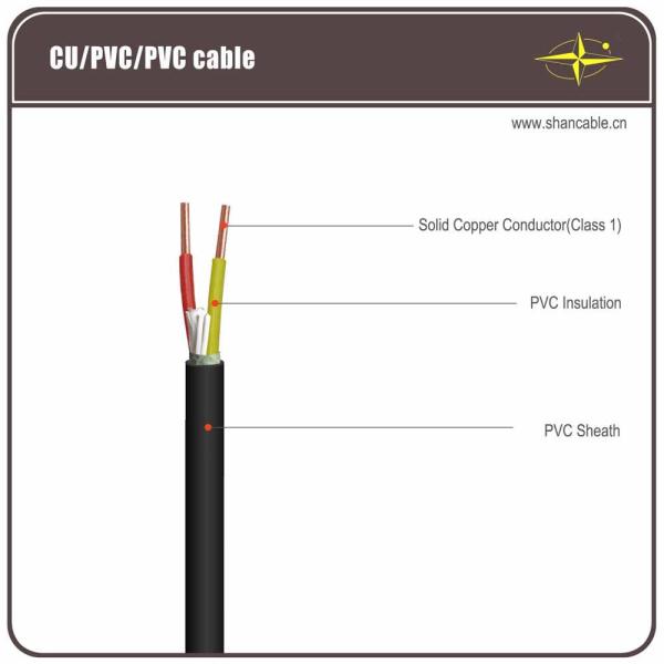 Corrosion Resistant Black PVC Insulated / Shielded Control Cable For Being Laid Indoors