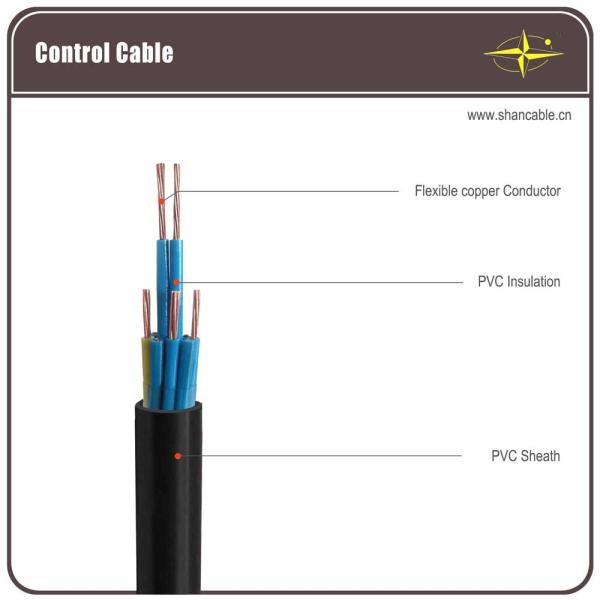 Copper Conductor XLPE Insulated Flexible Control Cables WIth PVC Outer Sheath