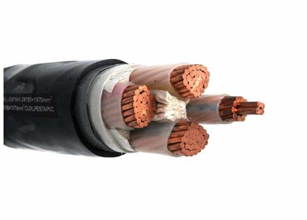 0.6 / 1KV Four Cores LSOH Fire Resistant Cable 240 SQ MM IEC Copper XLPE Low Smoke Zero Halogen Wire