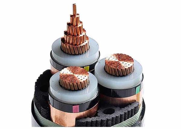 High Voltage Three Core XLPE Insulated Power Cable 12/20(24)KV From 70SQMM to 400SQMM