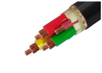 China Cable aislado XLPE flexible de la baja tensión de los corazones del cable de transmisión del cobre 4 en venta