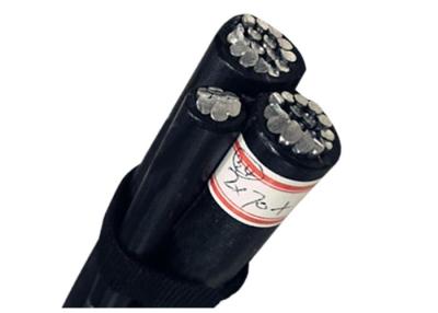 China PE / XLPE Insulated Aerial Bunched Cables Overhead ABC Cable Water Resisting for sale