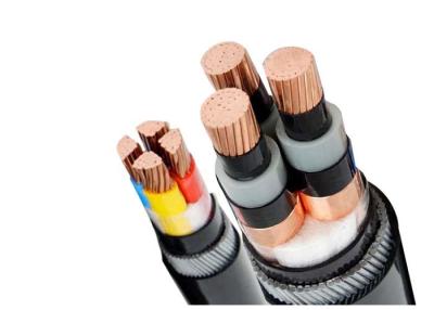 Chine Bas/moyen câble souterrain blindé de noyaux du cable électrique de fil d'acier de tension 1 - 5 à vendre