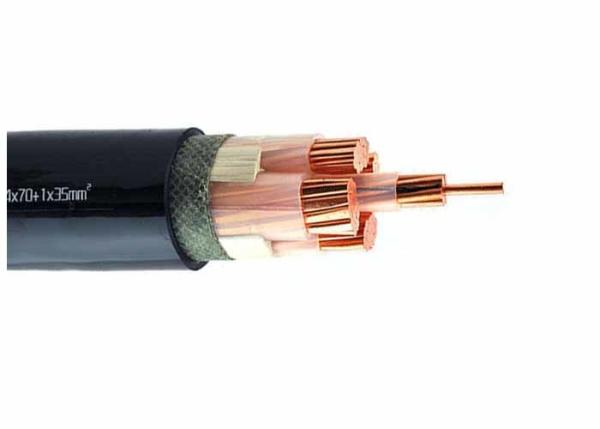 Four Core XLPE Insulated Power Cable Copper Tape Shield Electric Insulation Cable