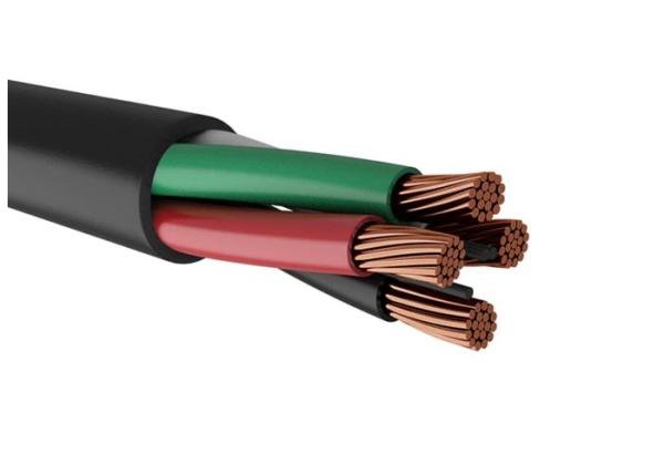 U-1000V Copper Conductor PVC Insulated Cables / PVC Sheath Four Cores PVC Power Cable