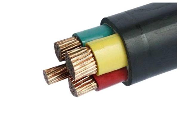 U-1000V Copper Conductor PVC Insulated Cables / PVC Sheath Four Cores PVC Power Cable