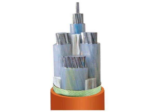 0.6kv / 1kV  Low Smoke Halogen Free Aluminum Cable Wire CE ISO Certification