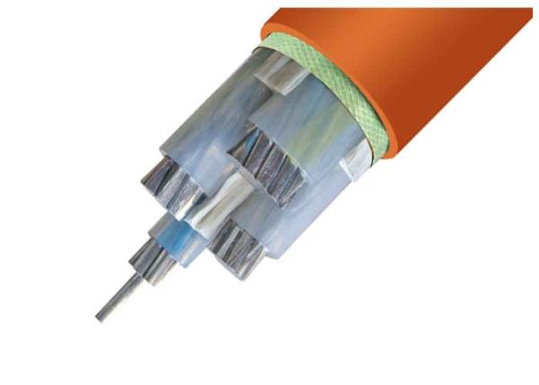 0.6kv / 1kV  Low Smoke Halogen Free Aluminum Cable Wire CE ISO Certification