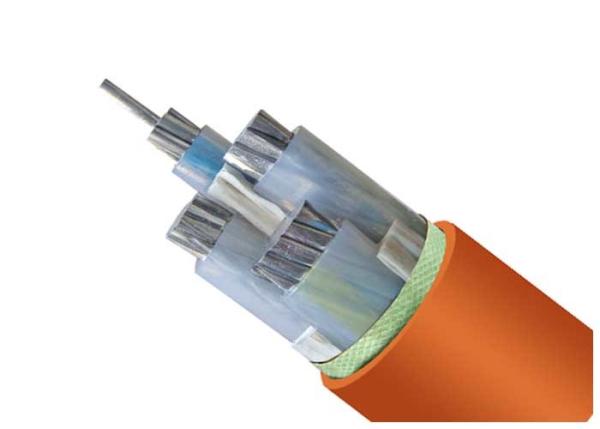 0.6kv / 1kV  Low Smoke Halogen Free Aluminum Cable Wire CE ISO Certification