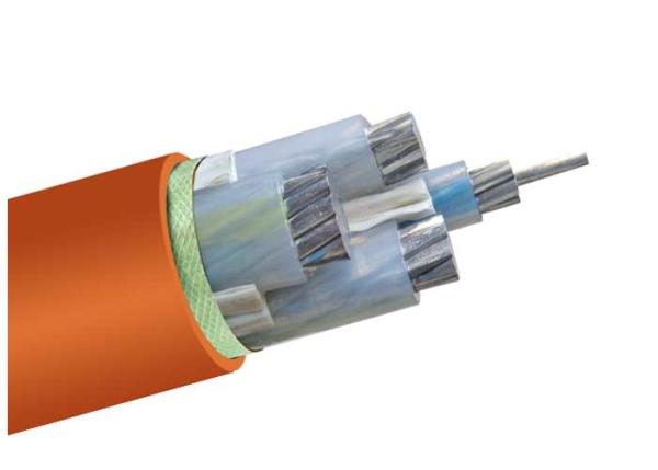 0.6kv / 1kV  Low Smoke Halogen Free Aluminum Cable Wire CE ISO Certification