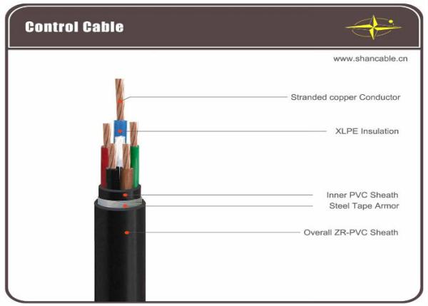 XLPE insulated armoured control cable Multi-core flame retardant