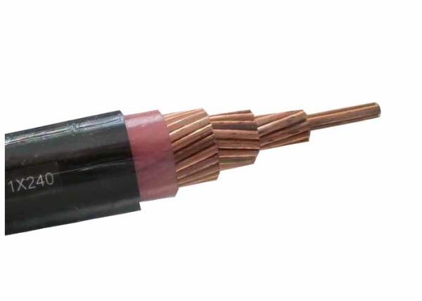 PVC Sheath XLPE Insulation Copper Conductor , YJY Power Cable / 300mm Single Core Cable