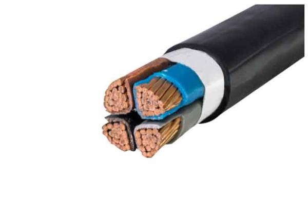 Fan Shaped Copper Core PVC Sheathed Cable / PVC Insulation Cable