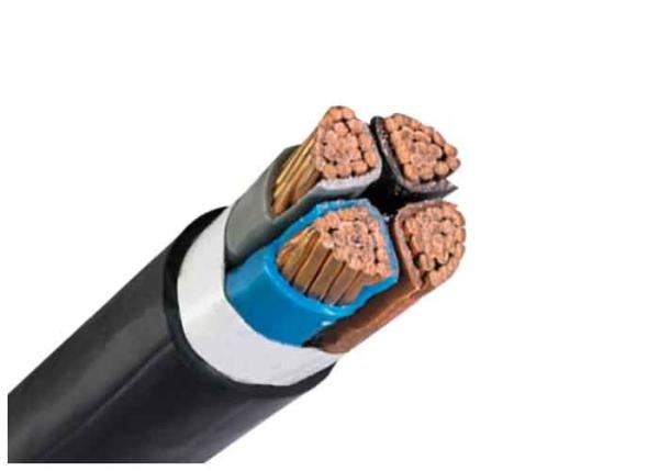 Fan Shaped Copper Core PVC Sheathed Cable / PVC Insulation Cable