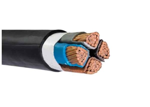 Fan Shaped Copper Core PVC Sheathed Cable / PVC Insulation Cable