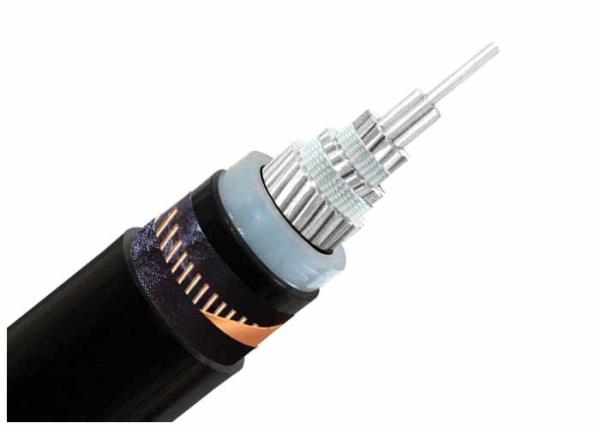 Copper Wire Screen Aluminum Conductor XLPE Insulated Power Cable For Power Distribution 12KV