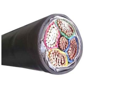China Black PVC Insulated Cables 4+1 Core Steel Tape Armoured VV22 Electrical STA Power Cable for sale