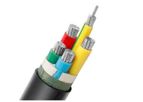 VLV 5x95 0.6V/1KV Alluminum Core PVC Insulated Cable PVC Sheath Electrical Underground