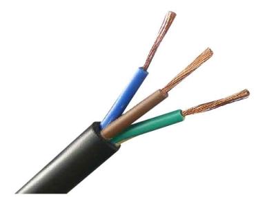 Chine Le triple creuse le câble isolé par PVC flexible RVV 1.5mm2 2.5mm2 4mm2 à vendre