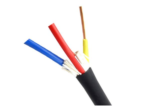 Three Cores 450 / 750V Electrical Cable Wire With CLASS 1 Copper Conductor