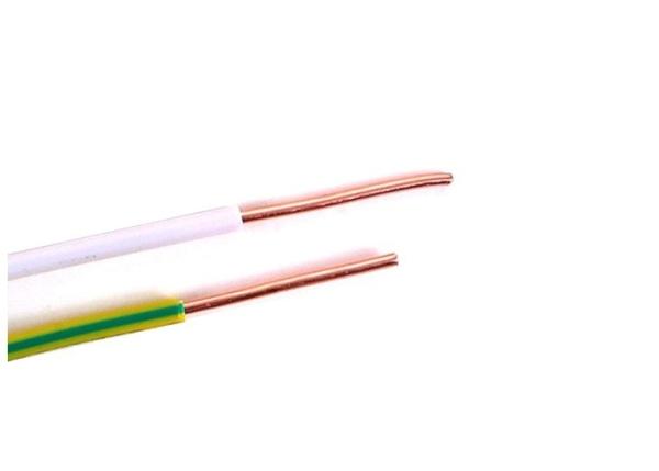 Plain Circular Solid Copper Conductor Electrical Cable Wire Pvc Insulation