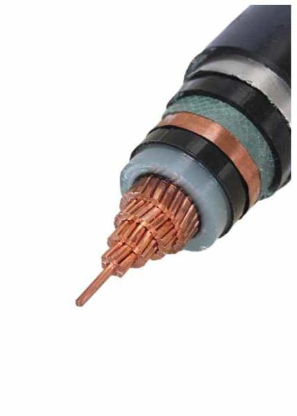 26kV / 35kV Signle / Core XLPE Insulated Power Cable With Stranded Copper Conductor