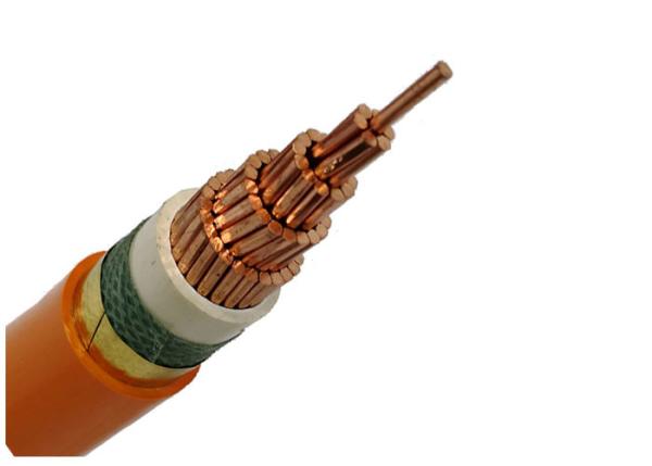 Safety Low Smoke Zero Halogen Cable Orange Color Lszh Power Cable For Indoors / In Tunnel