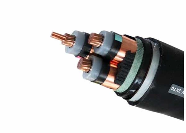 Three Cores XLPE Insulated STA Armored Power Cable Low Smoke Halogen - Free Flame Retardant Polyolefin Sheathed