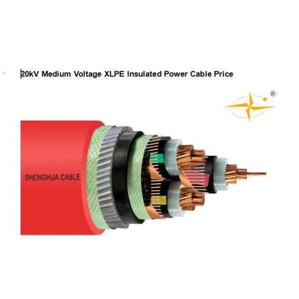 Medium Voltage XLPE Insulated Power Cable Single Core 3 Core Copper Conductor XLPE Insulated Cable N2XSY