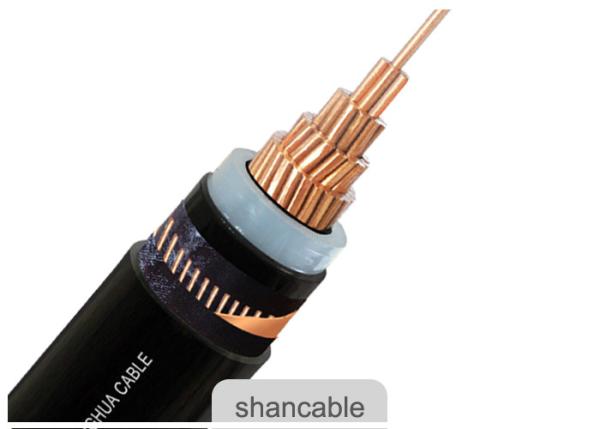 12/20kV (24)kV Single Core 1C500SQMM CU / XLPE / CWS / PE Power Cable