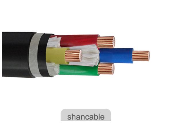 Five Cores PVC Copper Cable , PVC Jacket Cable Premium Quality 2 Years Warranty