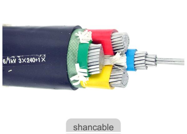 0.6V / 1KV PVC Insulated Power Cable , PVC Insulated Flexible Cable Long Lifetime