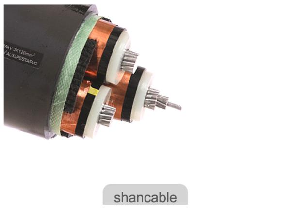 Armored XLPE Insulated Power Cable Aluminum Conductor Fire Resistant