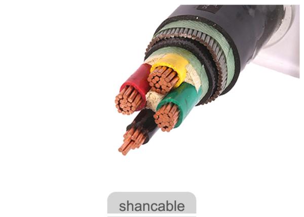 Three Core Low Voltage 1kV Power Cable Copper Conductor XLPE Insulated