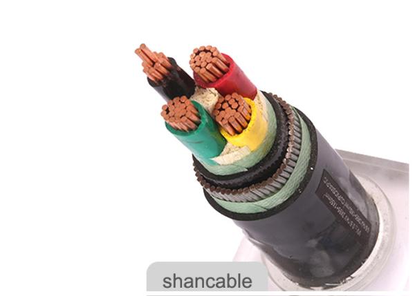 Three Core Low Voltage 1kV Power Cable Copper Conductor XLPE Insulated