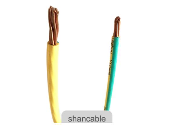 Stranded Copper Electrical Cable Wire , H05V-U/H07V-U PVC Insulation Power Cable Wire