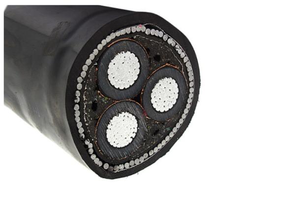 Steel Wire Medium Voltage Armoured Electrical Cable CU/XLPE/CTS/STA/PVC 6.35/11KV