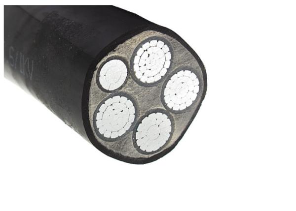 Four And Five Core PVC Insulation Power Cable / Aluminum Conductor PVC Electrical Cable