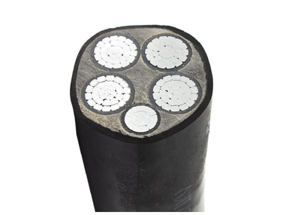 Four And Five Core PVC Insulation Power Cable / Aluminum Conductor PVC Electrical Cable