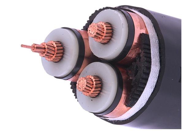 3 Core Medium Voltage PVC Sheath 33kV XLPE Electrical Cable