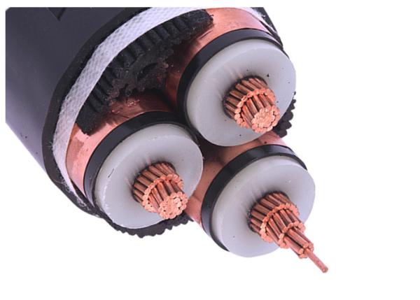 3 Core Medium Voltage PVC Sheath 33kV XLPE Electrical Cable