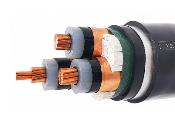 LSOH Sheath Medium Voltage Armoured Electrical Cable One Phase Cores