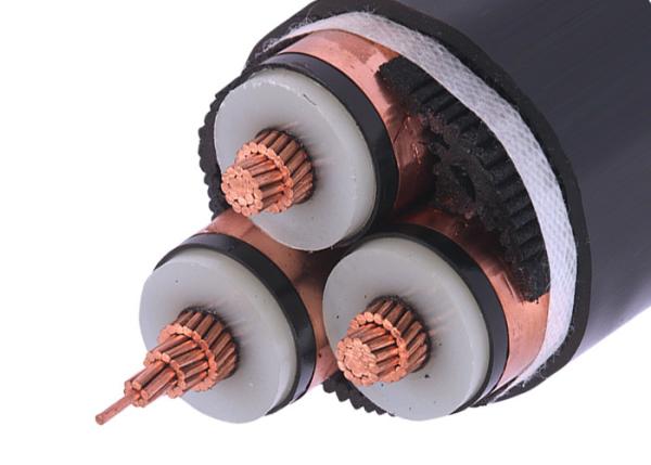 3 Core 12.7/22KV 3x185SQMM  Unarmored Underground PVC XLPE Cable