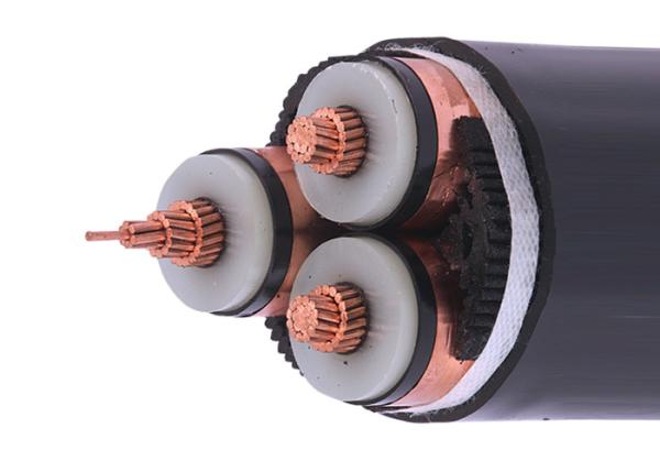 3 Core 12.7/22KV 3x185SQMM  Unarmored Underground PVC XLPE Cable