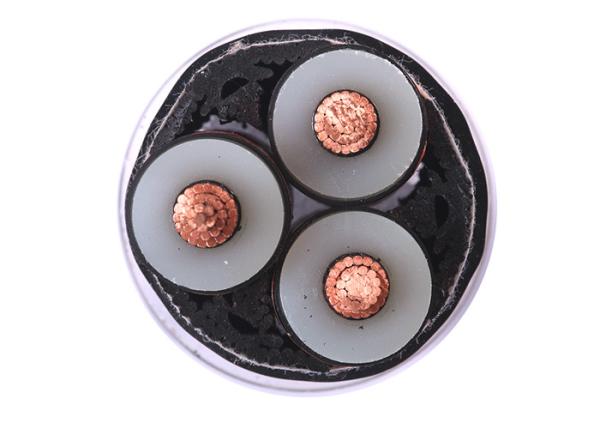 3 Core 12.7/22KV 3x185SQMM  Unarmored Underground PVC XLPE Cable