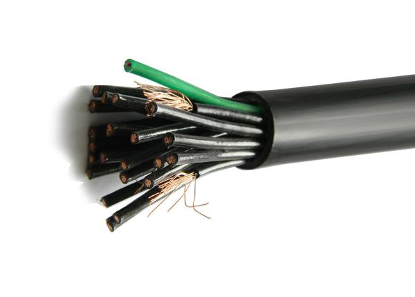 Oxygen Free Copper Conductor PVC Insulated PVC Sheath Control Cables