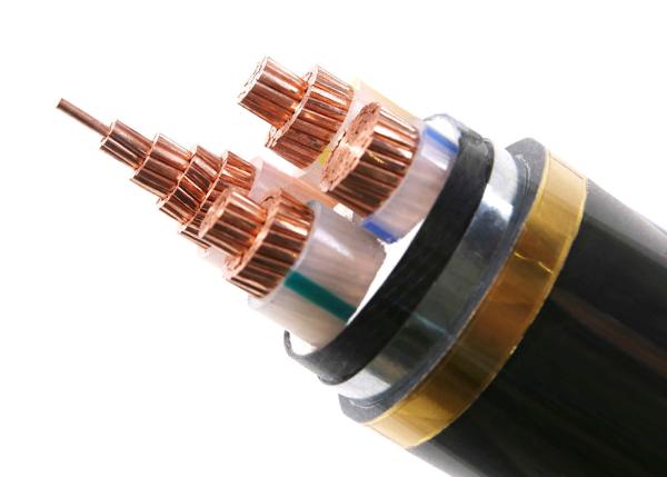 Custom AWA Single Core Armoured Cable XLPE Insulation Stranded Bare Copper