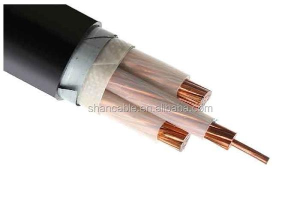 Medium Voltage XLPE Insulated Power Cable Single Core 3 Core Copper Conductor XLPE Insulated Cable N2XSY