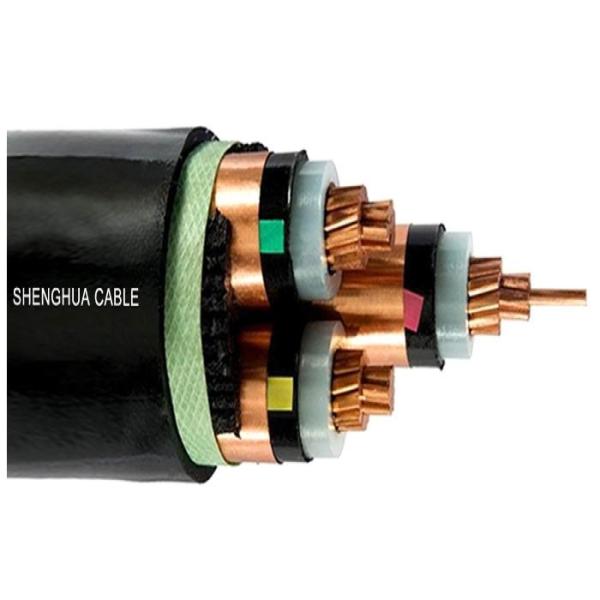 PVC Jacket XLPE Insulated Power Cable Stranded Copper Conductor For Construction