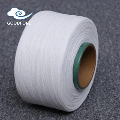 Cina alta elasticità del filato luminoso bianco dell'elastam 840D per il telaio in vendita